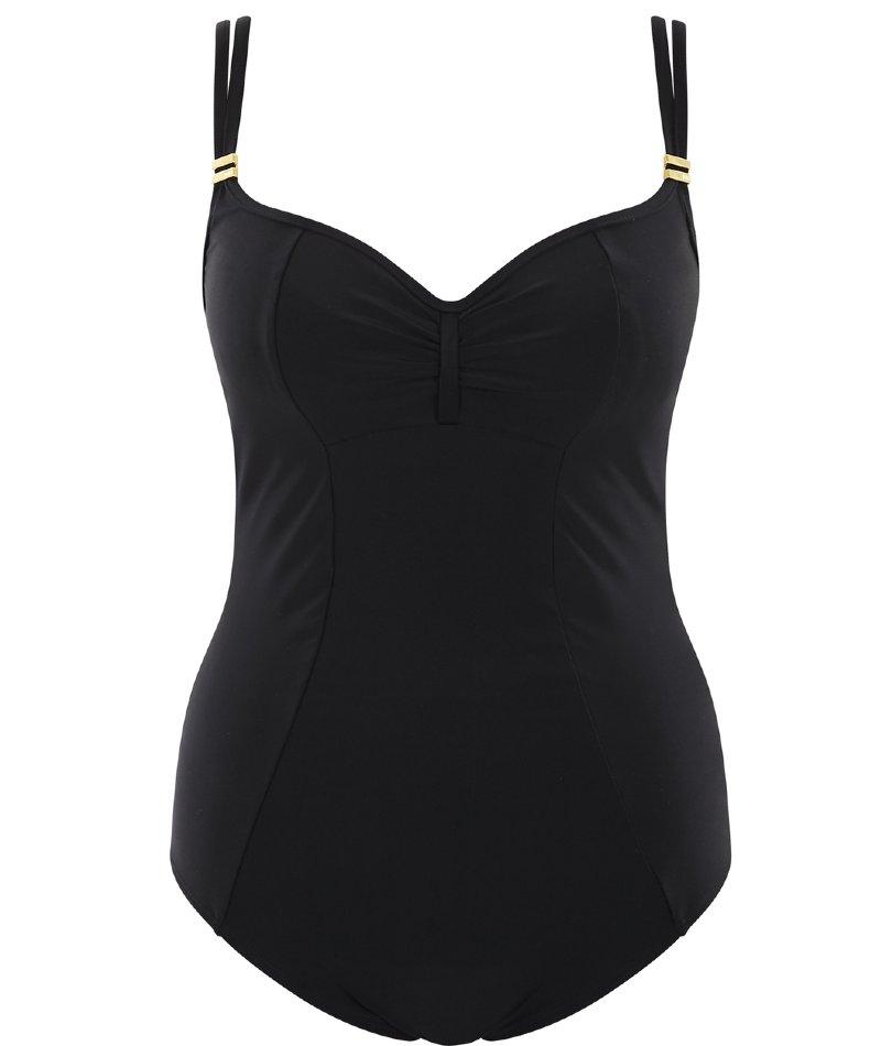 Panache Swimwear Anya Riva Balconnet Underwired Swimsuit - Black 
