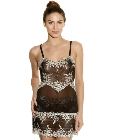 Wacoal Embrace Lace DD-E Cup Chemise Dress - Black Babydoll / Chemise 18