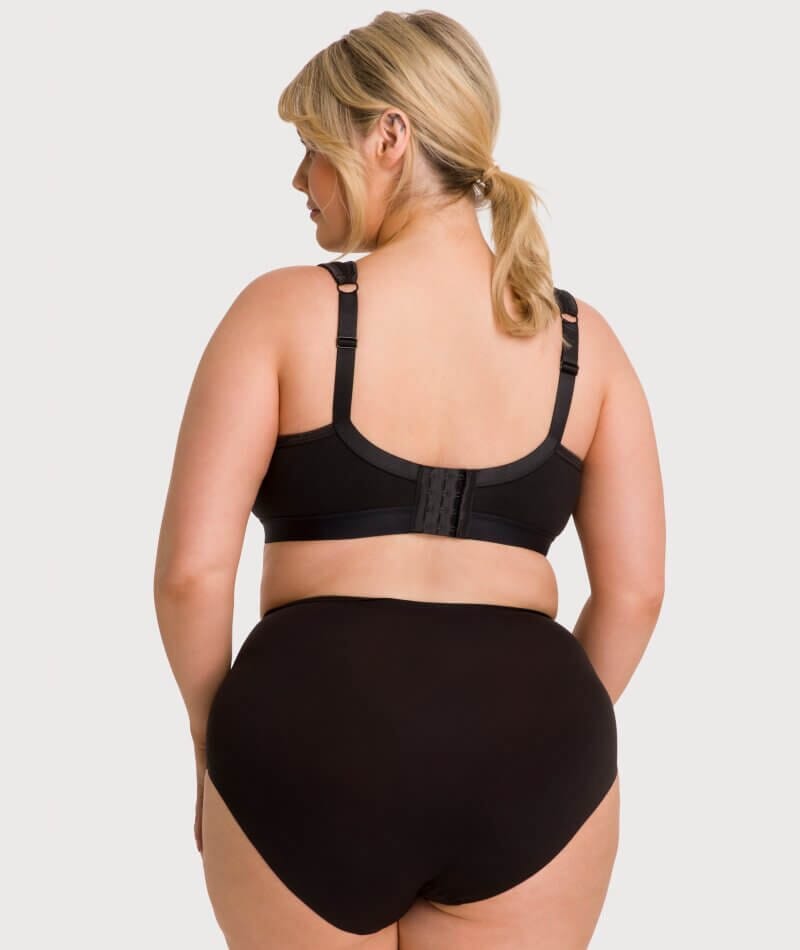 Plus Size Bra for Chubby Women Faye No Wire Soft Cup 3 Hooks Big