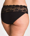 Ava & Audrey Greta Lace and Cotton Brief (2 Pack) - Black Knickers