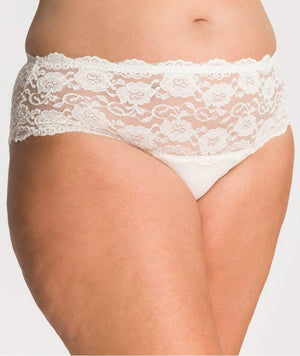 thumbnailAva & Audrey Greta Lace and Cotton Brief - Ivory Knickers 