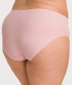 thumbnailAva & Audrey Jacqueline Full Brief with Lace - Blush Knickers 