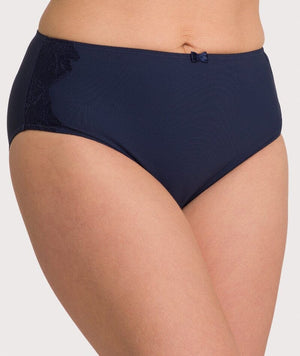 thumbnailAva & Audrey Jacqueline Full Brief with Lace - Sapphire Knickers 