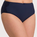 Ava & Audrey Jacqueline Full Brief with Lace - Sapphire