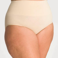 Ava & Audrey Seamless Smoothing Mid-Waist Brief - Beige