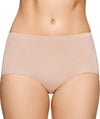 Jockey No Panty Line Promise Next Generation Cotton Full Brief - Silk Beige Knickers 10