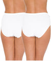 Triumph Sloggi Hikini 2 Pack Midi Brief - White Knickers