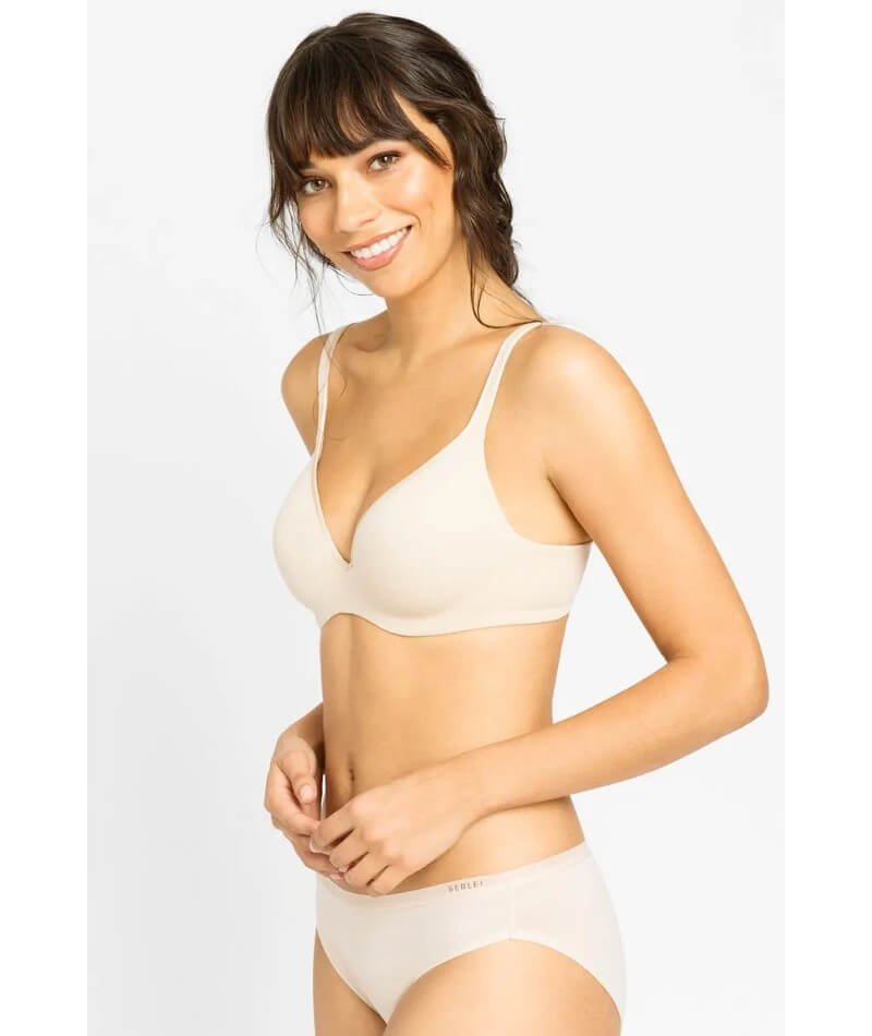 Berlei Barely There Cotton Bra - Soft Powder - Curvy