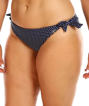 thumbnailCapriosca Tie Side Pant - Navy and White Dots Swim 