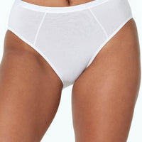 Bendon Body Cotton High Cut Brief - White