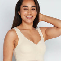 Bendon Comfit Collection Wire-free Crop Top Bra - Novelle Peach