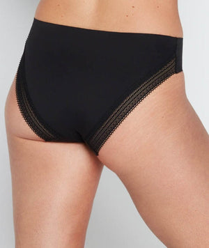 thumbnailBendon Comfit Collection High Cut Brief - Black Knickers 