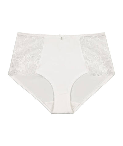Bendon Embrace Full Brief - White Knickers
