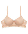 Me. by Bendon Geometric Lace Full Coverage Contour Bra - Toasted Almond/Pristine Bras