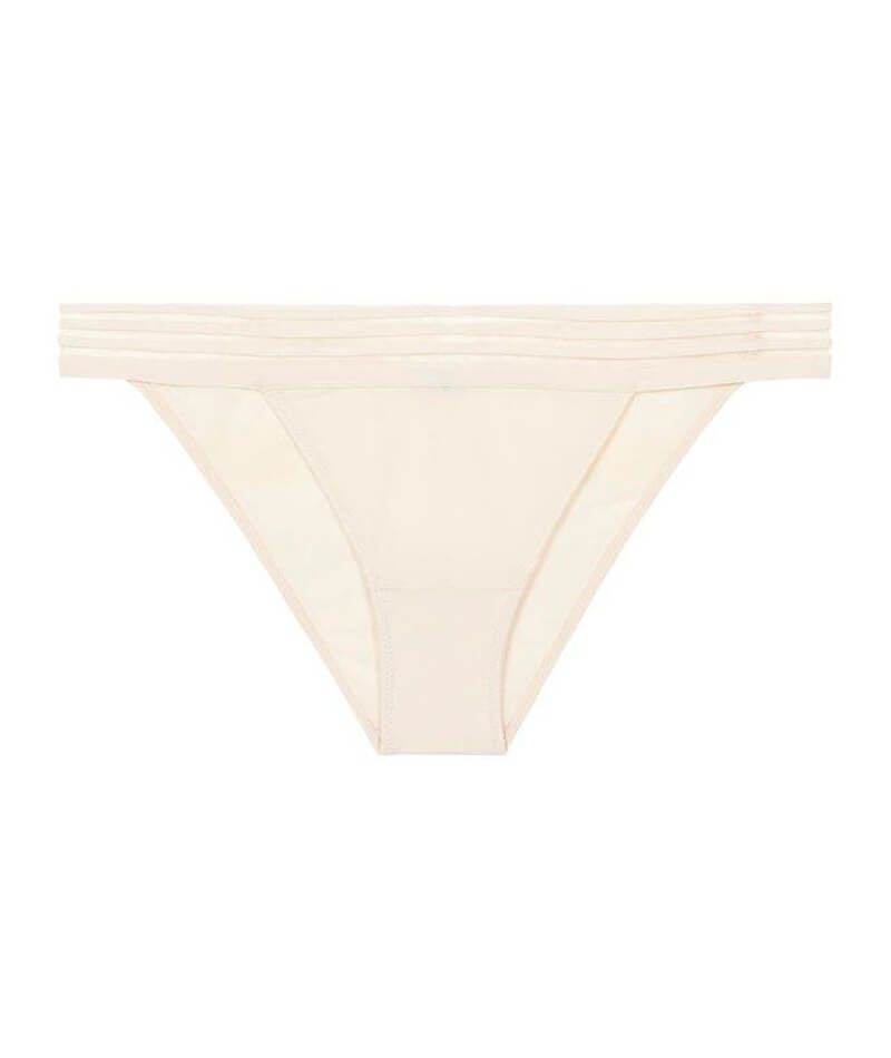 Bendon Me Stripe Elastic & Papertouch Cheeky Pant - Silver Peony Knickers 