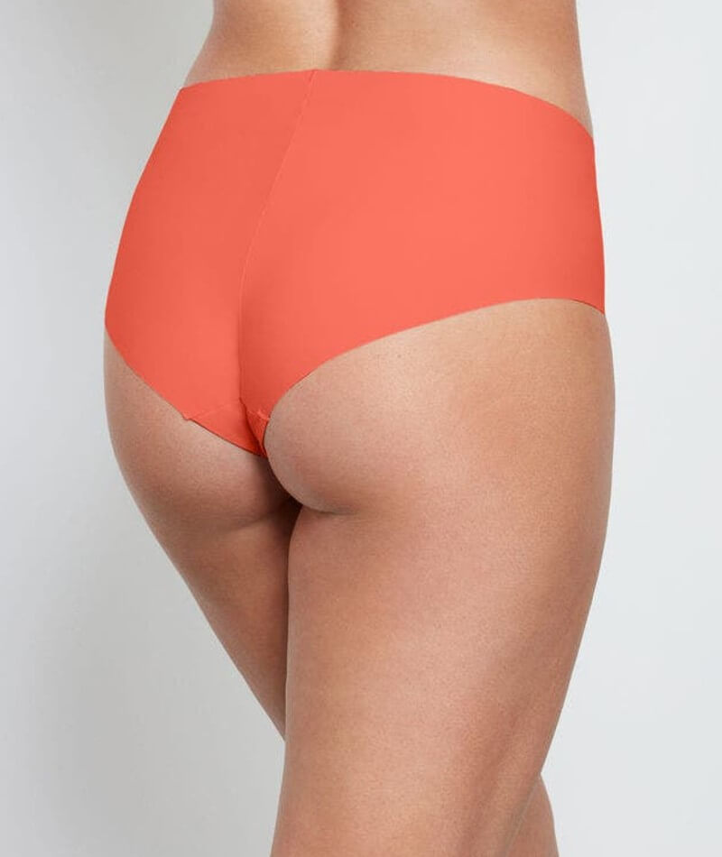 Bendon No Show High Rise Brief - Spiced Coral Knickers 