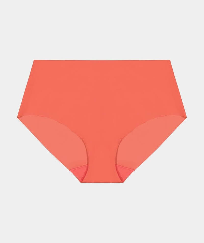 Bendon No Show High Rise Brief - Spiced Coral - Curvy