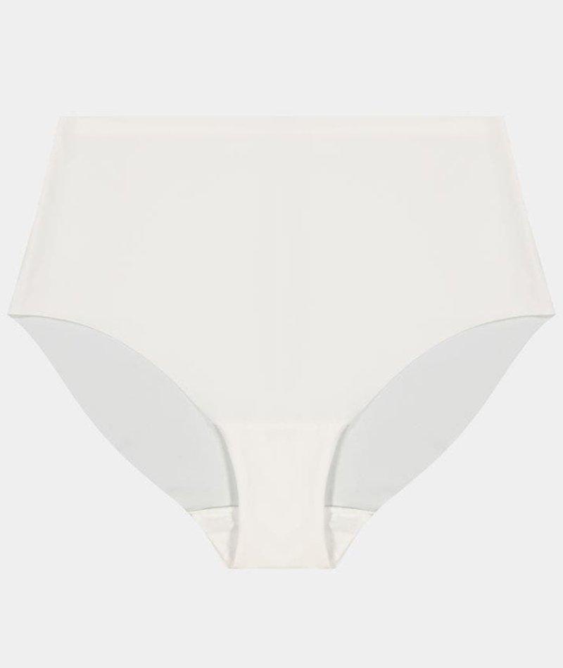 Bendon No Show High Rise Brief - White Knickers 