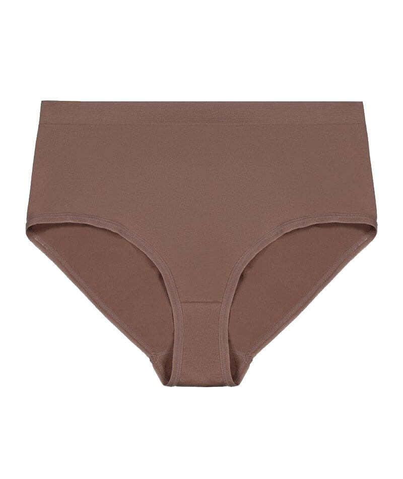 Bendon Seamless High Rise Brief - Mocha Knickers 