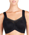 Bendon Sport Underwired Sports Bra - Black/Silver Bras