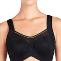 Bendon Sport Extreme Out Underwired Sports Bra - Black/Silver