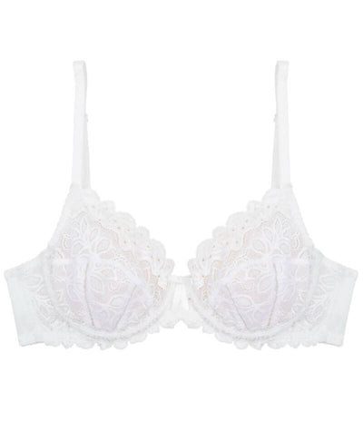 Bendon Yvette Lace Underwire Bra - White Bras