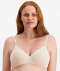 Berlei Barely There Cotton Rich Maternity Wire-free Bra - Soft Powder Swatch Image