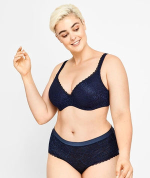 thumbnailBerlei Barely There Lace Contour Bra - Navy Bras 