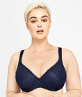 Berlei Barely There Lace Contour Bra - Navy Swatch Image