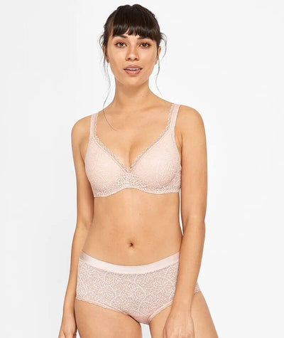 Berlei Barely There Lace Contour Bra - Nude Lace Bras