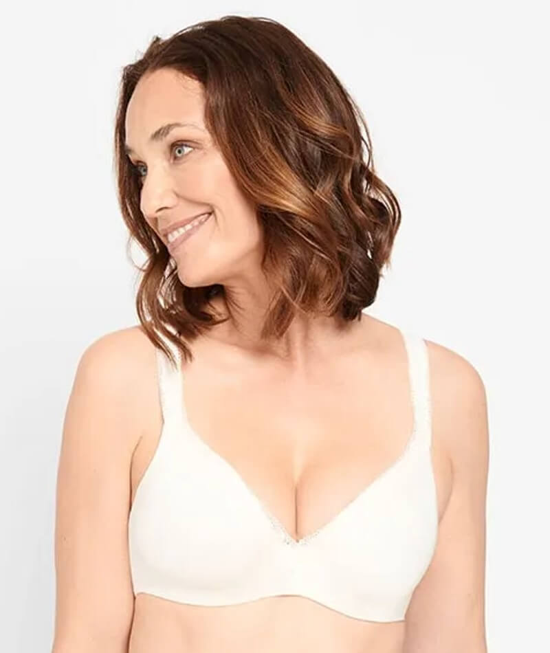 Berlei Barely There Luxe Contour Bra - Ivory - Curvy