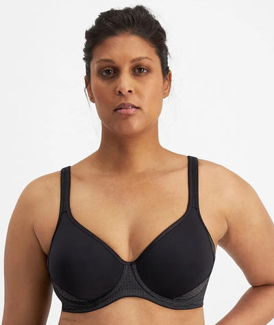 Berlei Electrify Mesh Contour Sports Bra - Black Bras