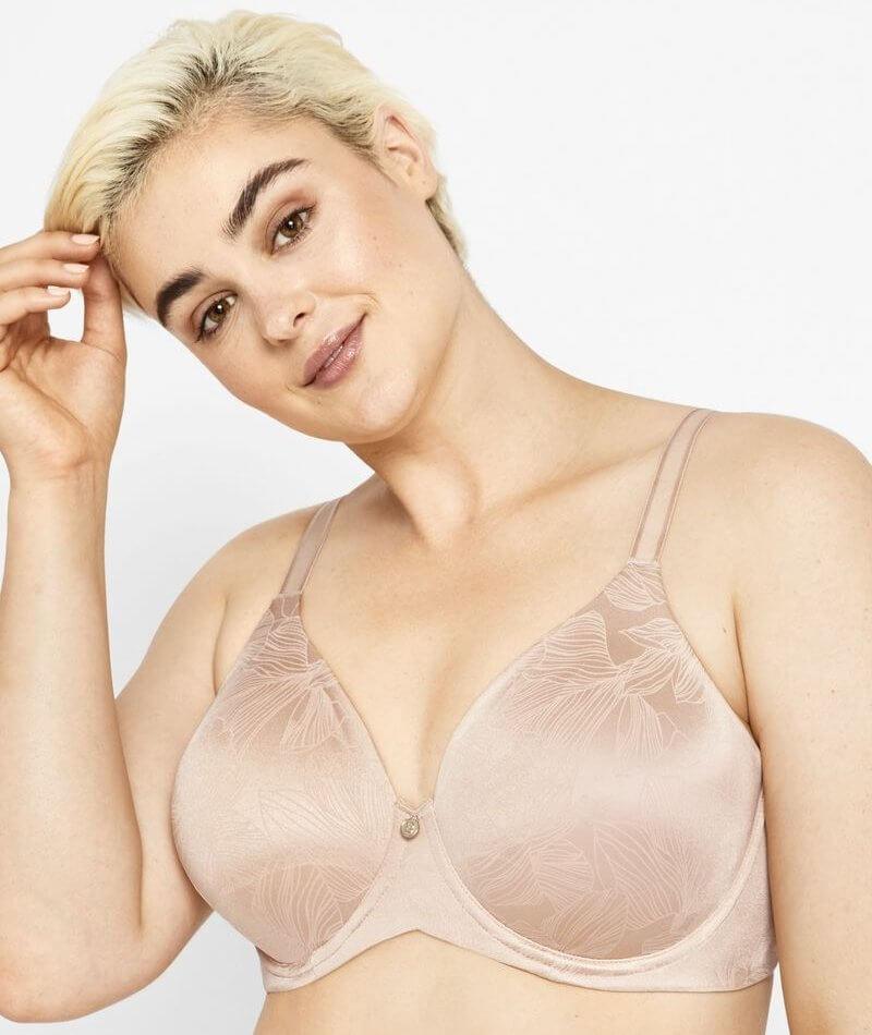 Berlei Lift and Shape Non-Padded Underwire Bra - Contemporary Floral Pearl  Nude