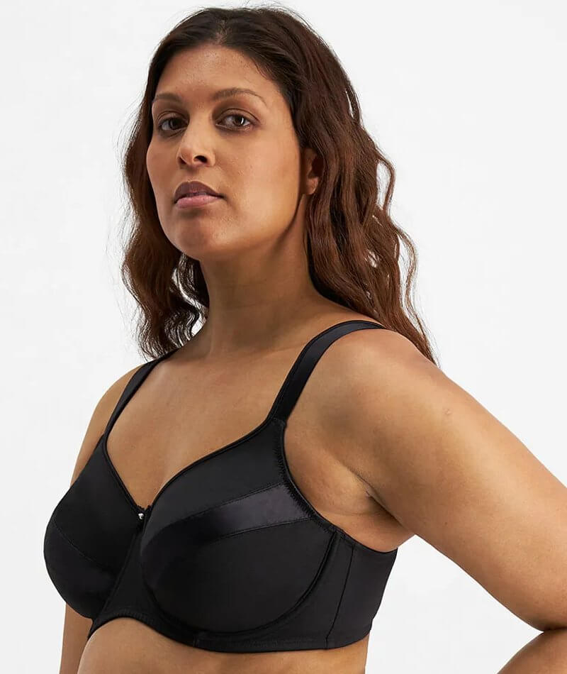 Berlei Minimising Comfort Bra Black - Curvy