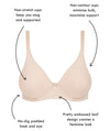 Berlei Sweater Girl Unlined Bra - Ivory Bras