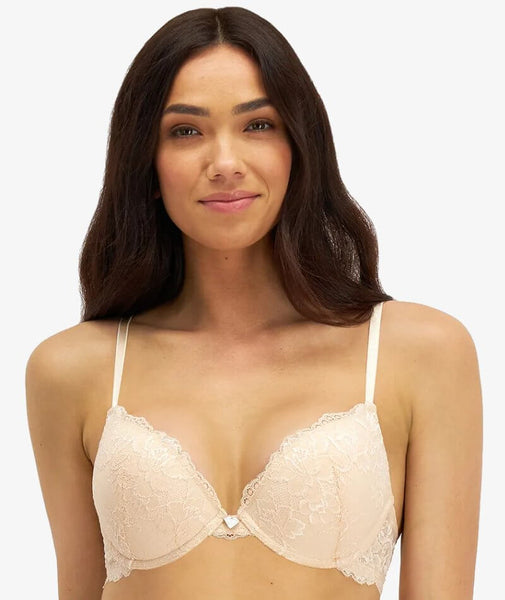 Temple Luxe by Berlei Lace Level 1 Push Up Bra - Nude - Curvy