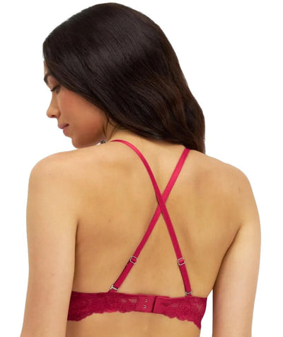 Temple Luxe by Berlei Lace Level 2 Push Up Bra - Persian Red Bras