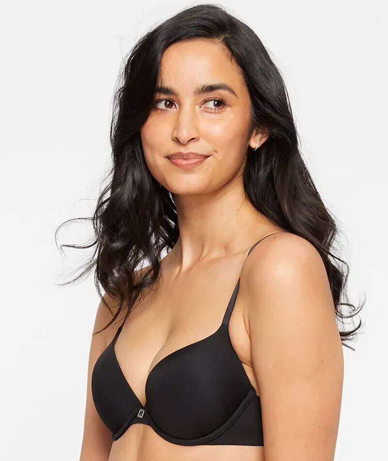 Temple Luxe by Berlei Smooth Level 1 Push Up Bra - Black - Curvy