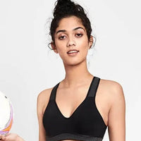 Berlei Electrify Mesh Underwire Crop Sports Bra - Black