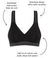 Berlei Electrify Mesh Underwire Crop Sports Bra - Black Bras