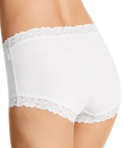 Jockey Parisienne Cotton Full Brief - White Knickers