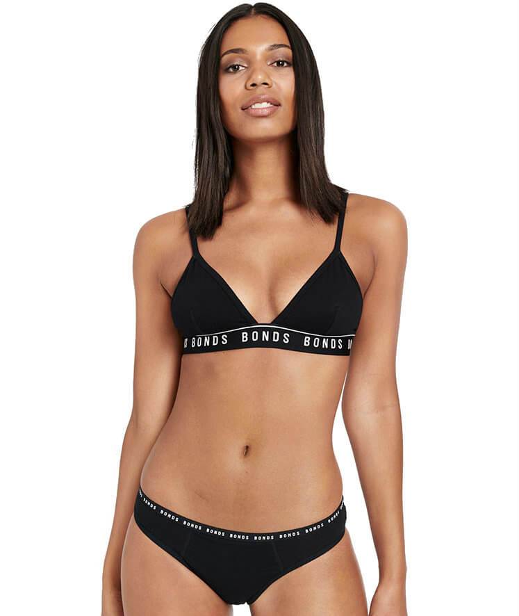 Bonds Bloody Comfy Moderate Period Bikini - Black Knickers 