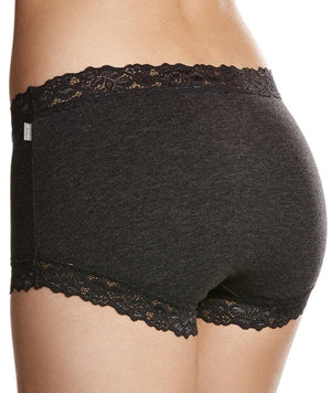 thumbnailJockey Parisienne Cotton Marle Full Brief - Charcoal Marle Knickers 