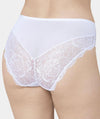 Florale Peony Maxi Brief - White Knickers