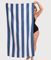 Cabana Club Quick Dry Towel - Navy/White Stripe Swim