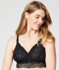 Cake Maternity Chantilly Nursing  Dd-F Cup Wire-Free Bralette - Black Swatch Image