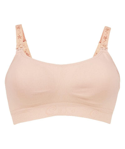 Cake Maternity Cotton Candy Seamless Sleep & Yoga Nursing Bra - Nude Bras