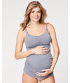 Cake Maternity Ice Cream Cotton E-G Cup Nursing Tank - Heather Grey Sleep / Lounge