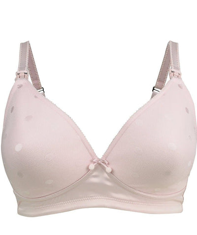 Cake Maternity Mousse Padded Plunge Wireless Nursing Bra - Rose Bras