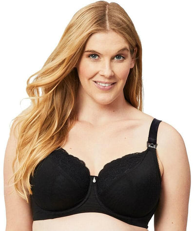 Cake Maternity TimTams Flexi Wire Lace Nursing Bra - Black Bras